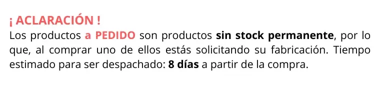 Aclaración a Pedido